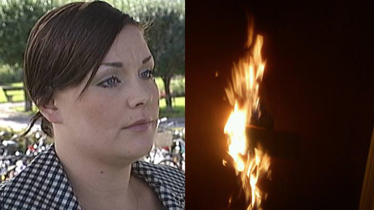 Sverigedemokraternas Frida Grundström avgår. Hon har tidigare misstänkts för att ha anlagt en brand.