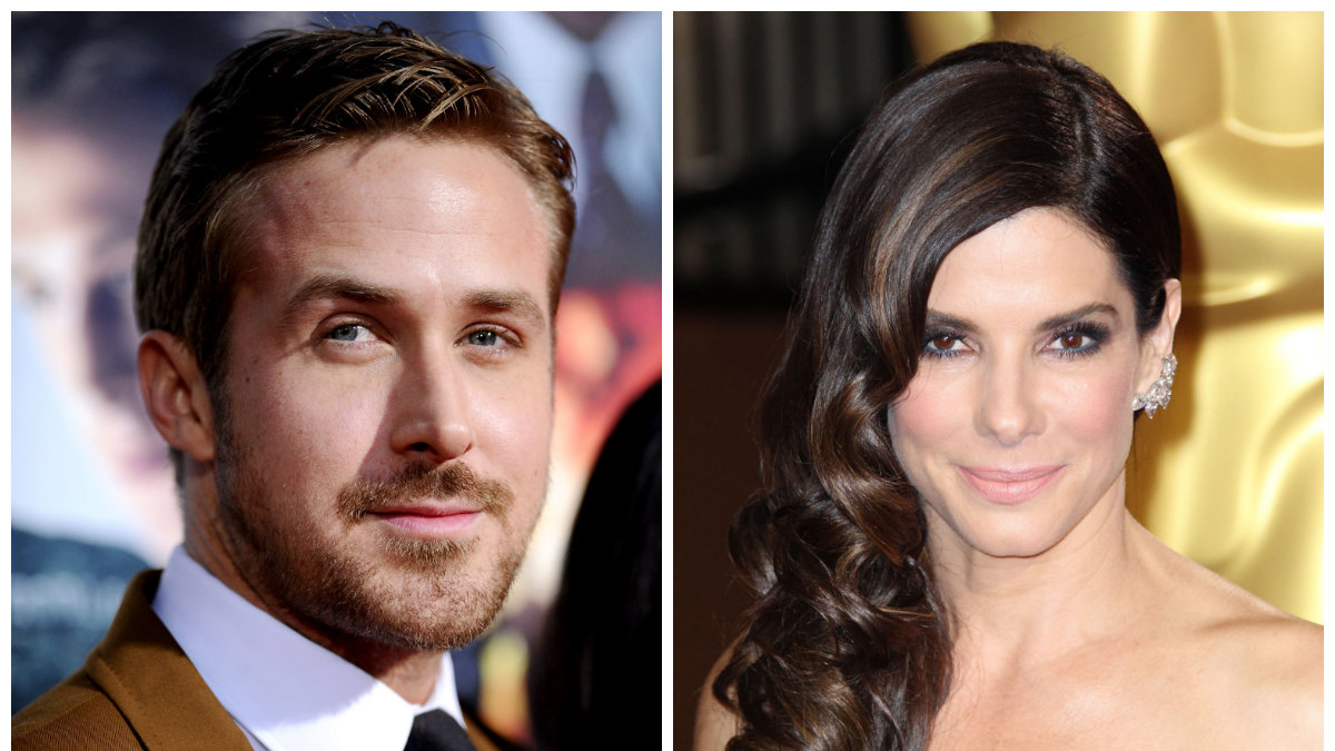 Ryan Gosling och Sandra Bullock trotsade åldersskillnaden och började dejta efter att de setts på en filminspelning. 