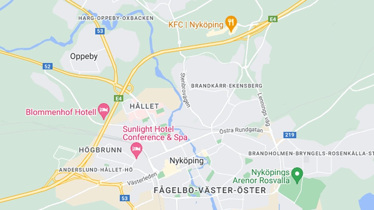 Google maps, Nyköping
