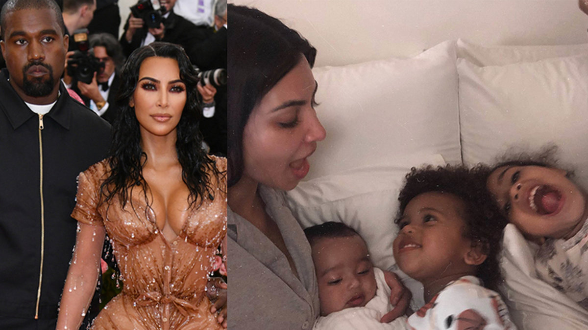 Kim Kardashian och Kanye West blir snart föräldrar