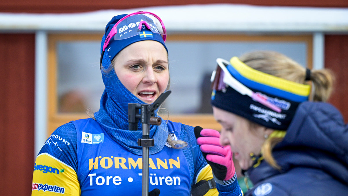 Stina Nilsson under tävlingarna i Östersund. Arkivbild.