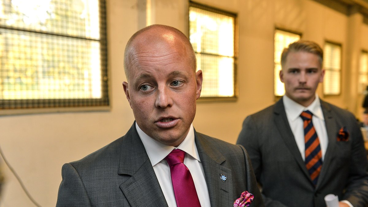 Björn Söder är partisekreterare i Sverigedemokraterna. 