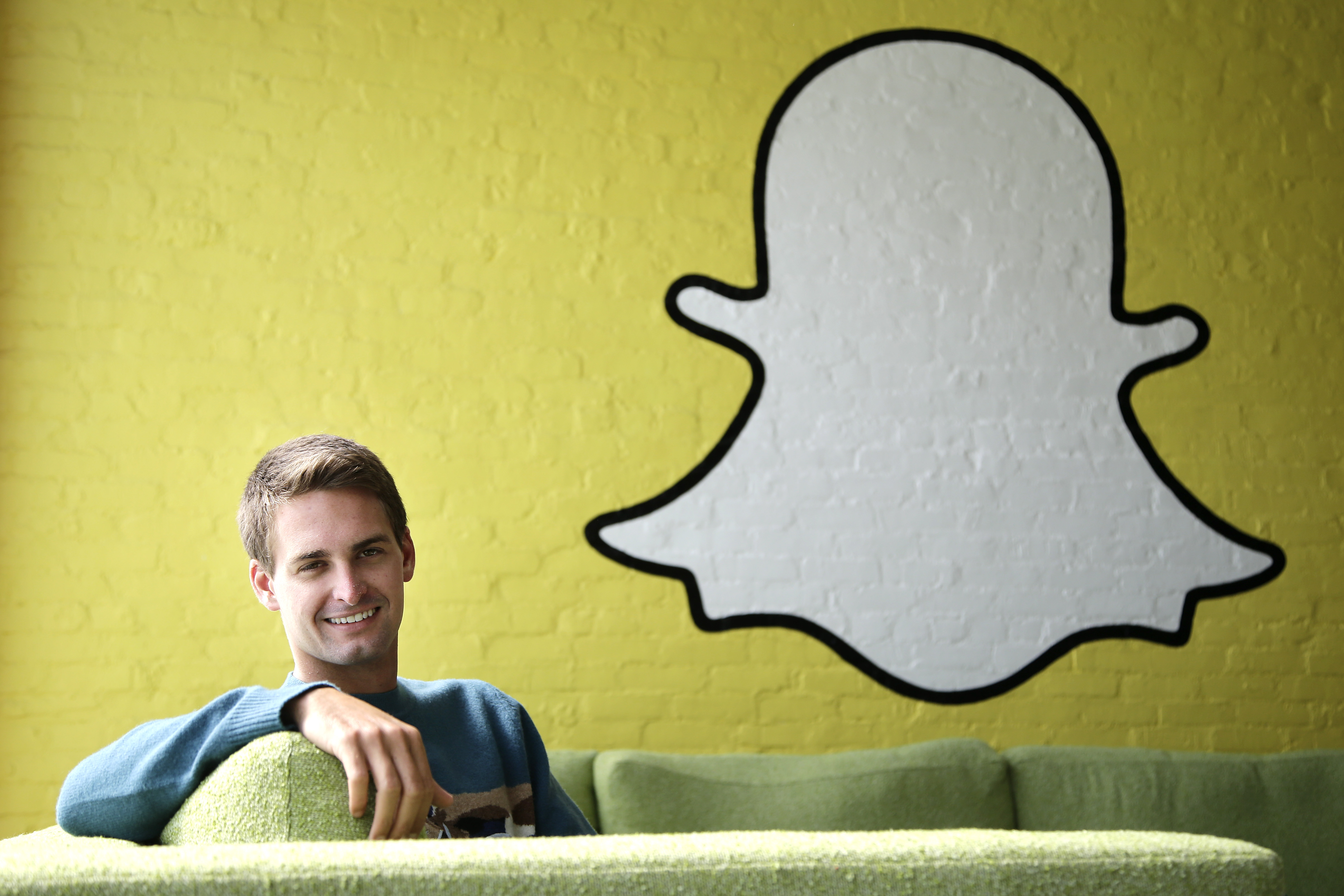 Snapchat-vd:n Evan Spiegel.