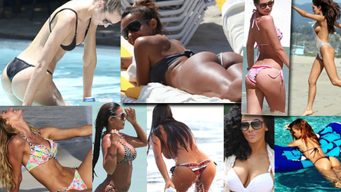 Doutzen, Candice, Rihanna och tonårsmamman är bara några av kändisarna som dragit på sig bikinin.