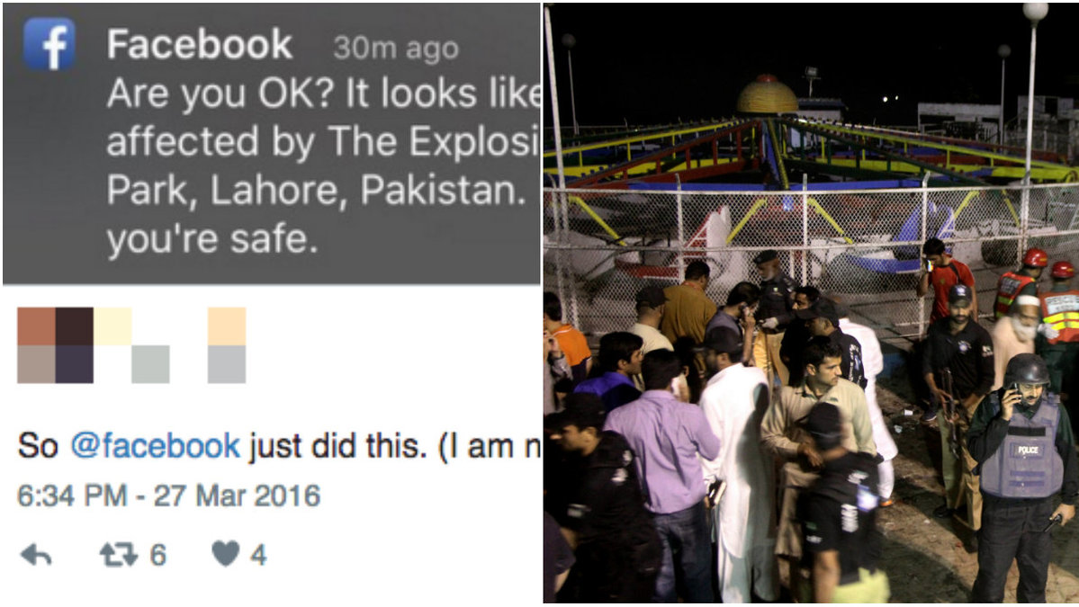 Facebook öppnade sin säkerhetskontroll efter dådet i Pakistan. 