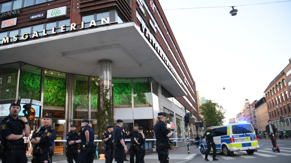 Under fredagskvällen larmades polis om en knivattack i centrala Stockholm.