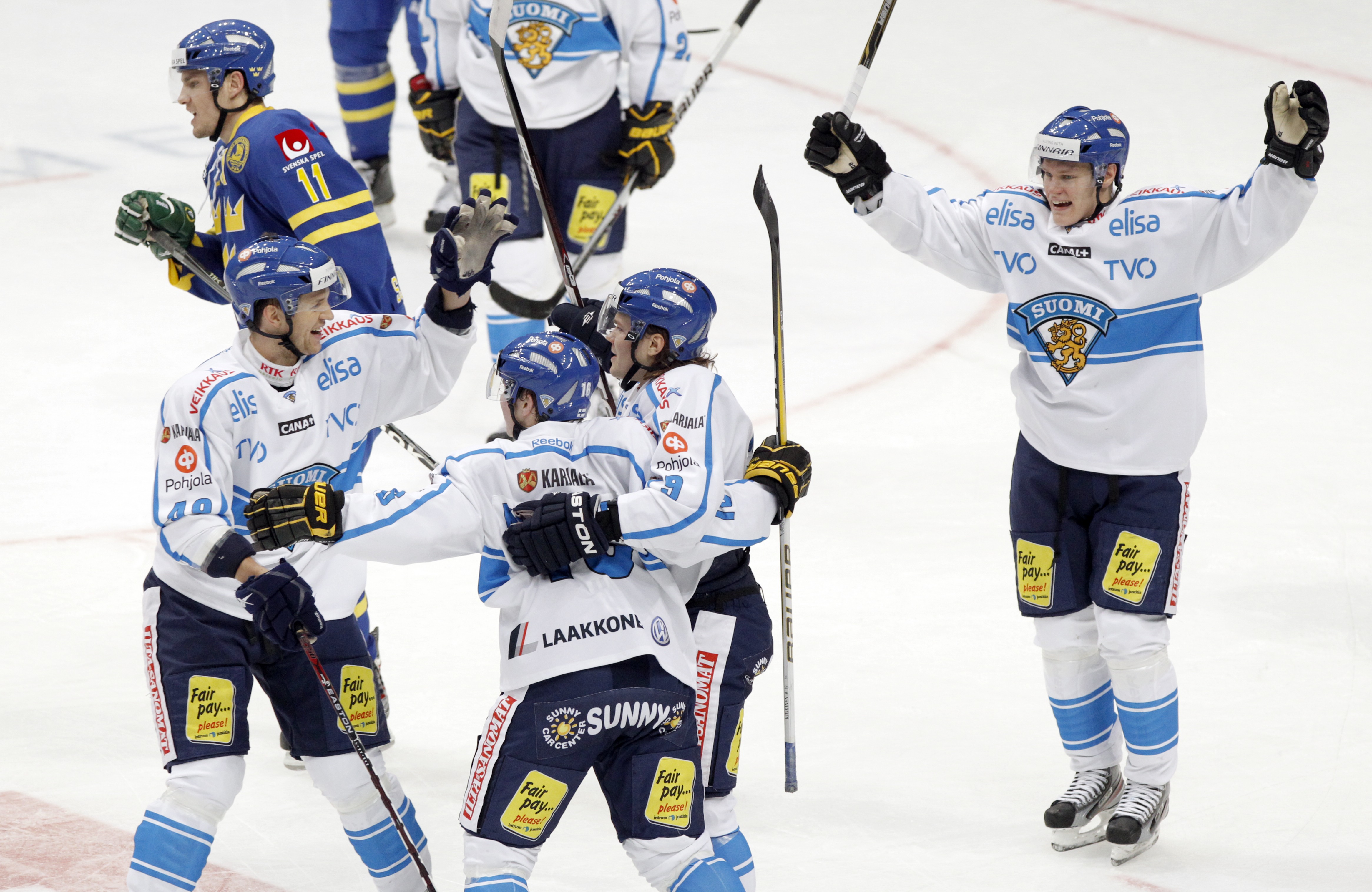 Finland vann turneringens sista match med 4-3.