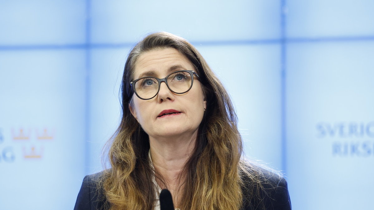 Janine Alm Ericson, ekonomiskpolitisk talesperson för Miljöpartiet. Arkivbild.