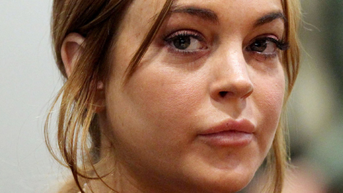 Lindsay Lohan ligger risigt till. 