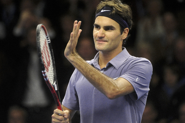 Roger Federer gick enkelt vidare.