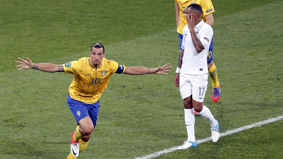 En vacker stund för såväl Zlatan som landslaget.
