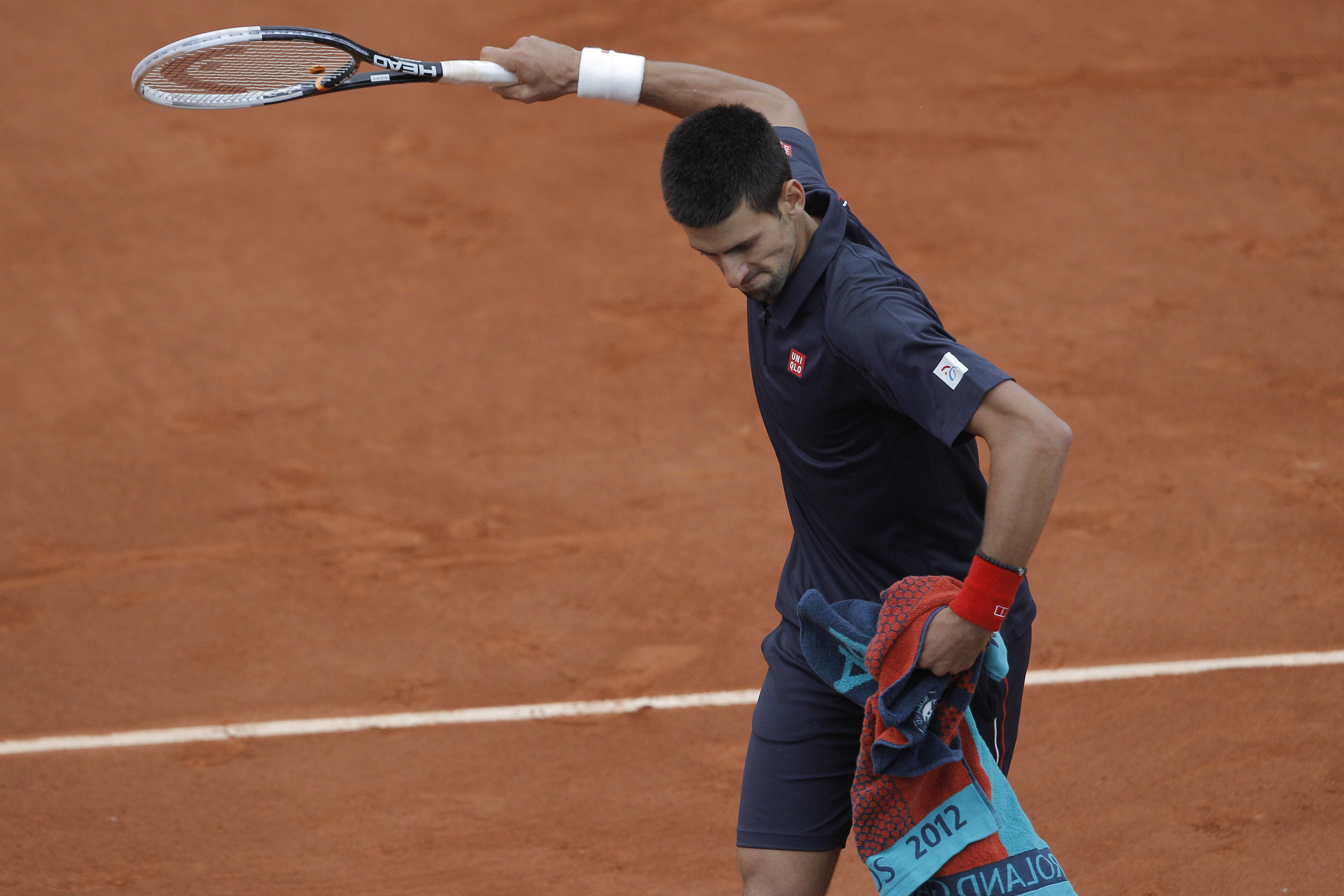 Novak Djokovic hade inte en chans mot Nadal.