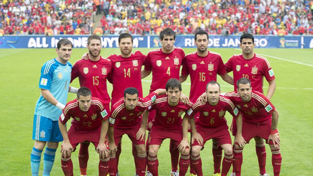 VM 2014 i Brasilien slutade med ett praktfiasko för Spanien som åkte ut i gruppspelet.