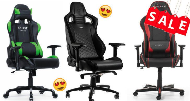 Här kan du fynda gamingstolar på Black Friday! Här kan du fynda gamingstolar på Black Friday!