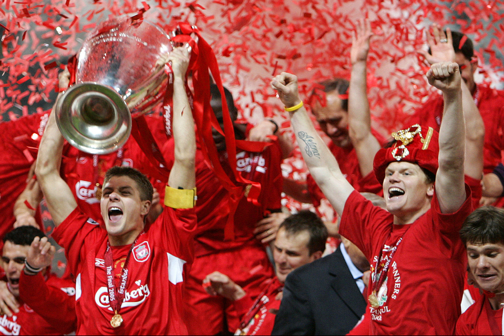 Liverpool firar den kanske mest episka finalen som någonsin spelats.