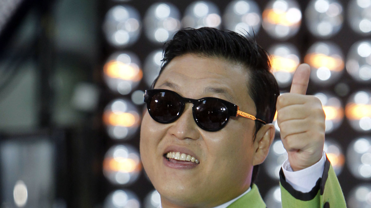 Psy och hans Gangnam style får lov att vara ute nu.