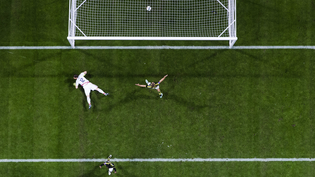 AIK gjorde matchens enda mål.