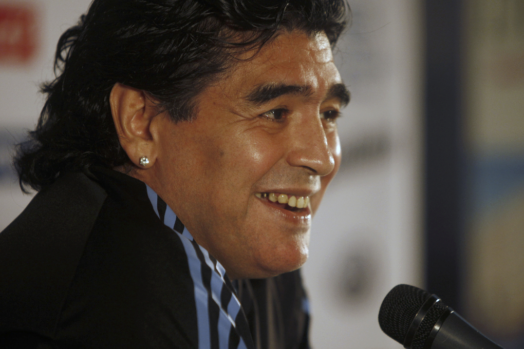 Legendaren Diego Maradona.