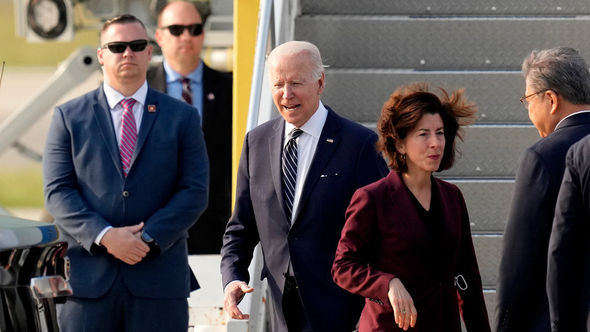 USA:s president Joe Biden har anlänt till den sydkoreanska staden Pyeongtaek där han ska träffa landets president Yoon Suk-yeol.