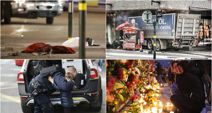 Terrorattentatet på Drottninggatan, Drottninggatan, Åhlens, Sergels Torg