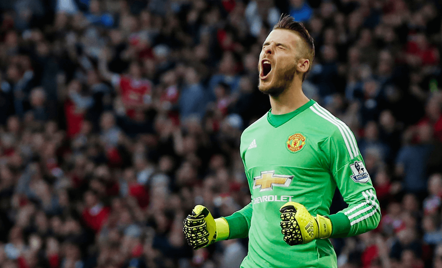 I mål: Manchester Uniteds spanjor David De Gea. Har varit fenomenal i målet efter att ha blivit petat i början av säsongen när Real Madrid försökte värva honom. Har visat att han är en av världens bästa målvakter. Bubblare: Buffon – ålder är bara en siffra. I mål: Manchester Uniteds spanjor David De Gea. Har varit fenomenal i målet efter att ha blivit petat i början av säsongen när Real Madrid försökte värva honom. Har visat att han är en av världens bästa målvakter. Bubblare: Buffon – ålder är bara en siffra.