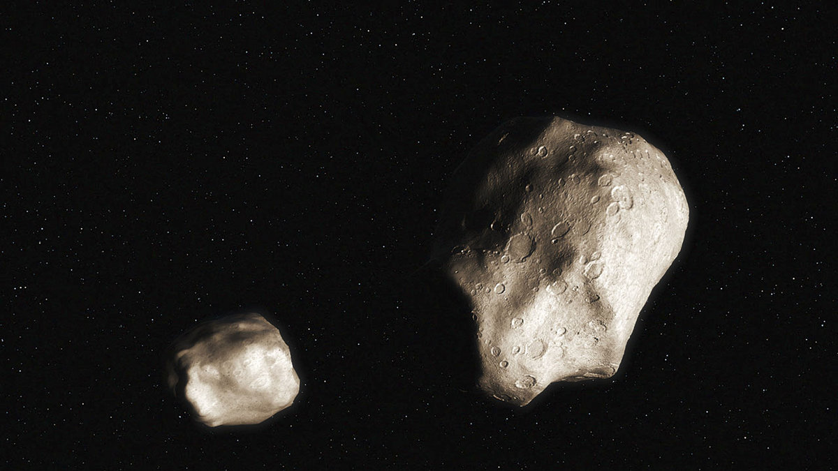 Här är en annan asteroid. 