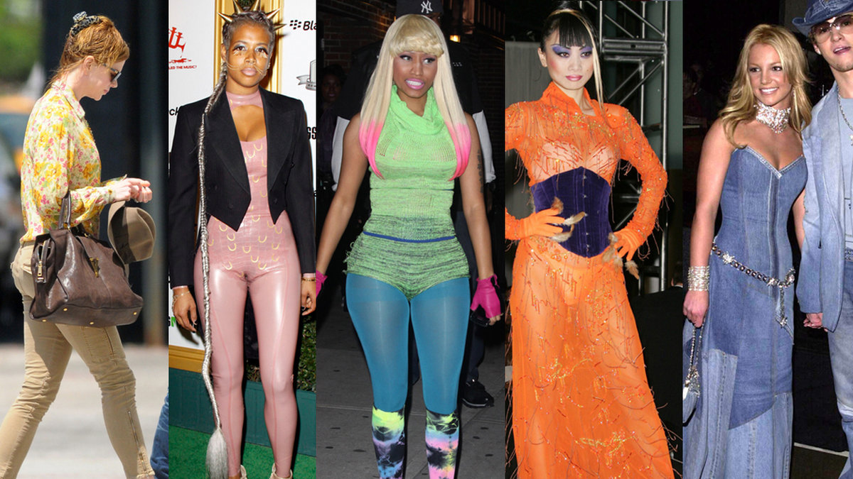 Nicole Kidman, Kelis, Nicki Minaj, Bai Ling och Britney Spears är några av världens sämst klädda kvinnor. 