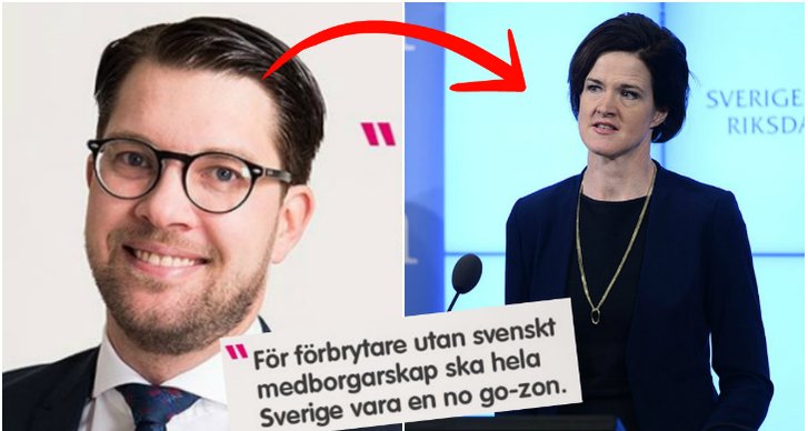 zonförbud, Sverigedemokraterna, Moderaterna