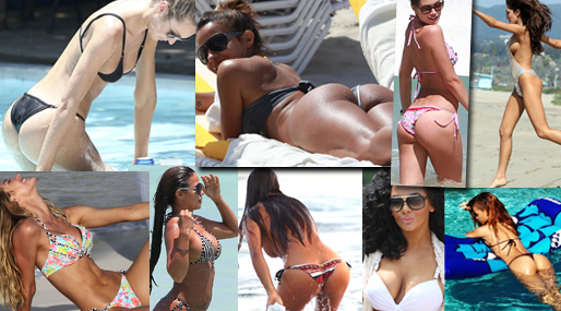 Doutzen, Candice, Rihanna och tonårsmamman är bara några av kändisarna som dragit på sig bikinin. Doutzen, Candice, Rihanna och tonårsmamman är bara några av kändisarna som dragit på sig bikinin.