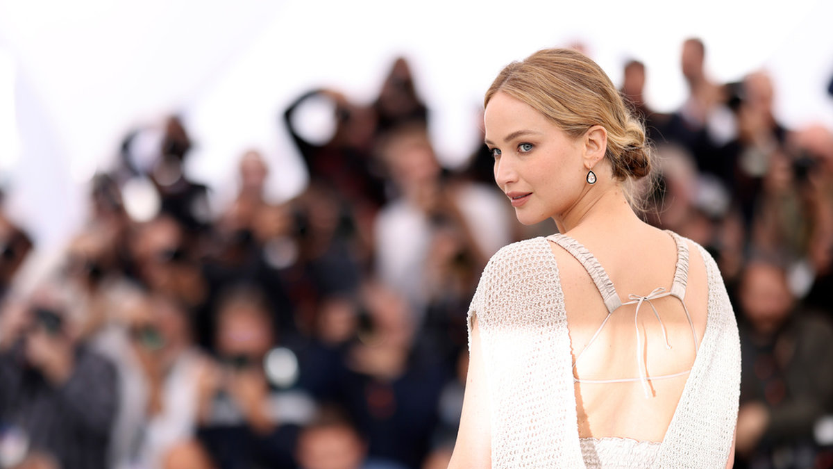 Jennifer Lawrence i Cannes i våras. Arkivbild.