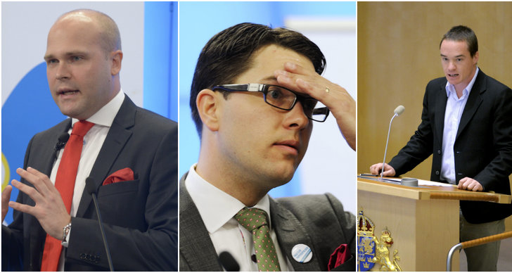 Erik Almqvist, Jimmie Åkesson, Kent Ekeroth, Sverigedemokraterna
