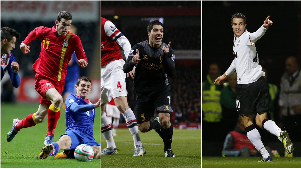 Bale, Suarez eller Van Persie – vem tar hem titeln som årets spelare i Premier League?