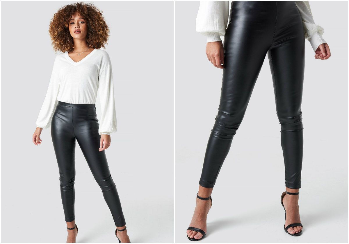 Snygga tights i läder Snygga tights i läder