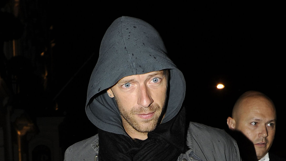 Chris Martin är sångare i bandet Coldplay. 