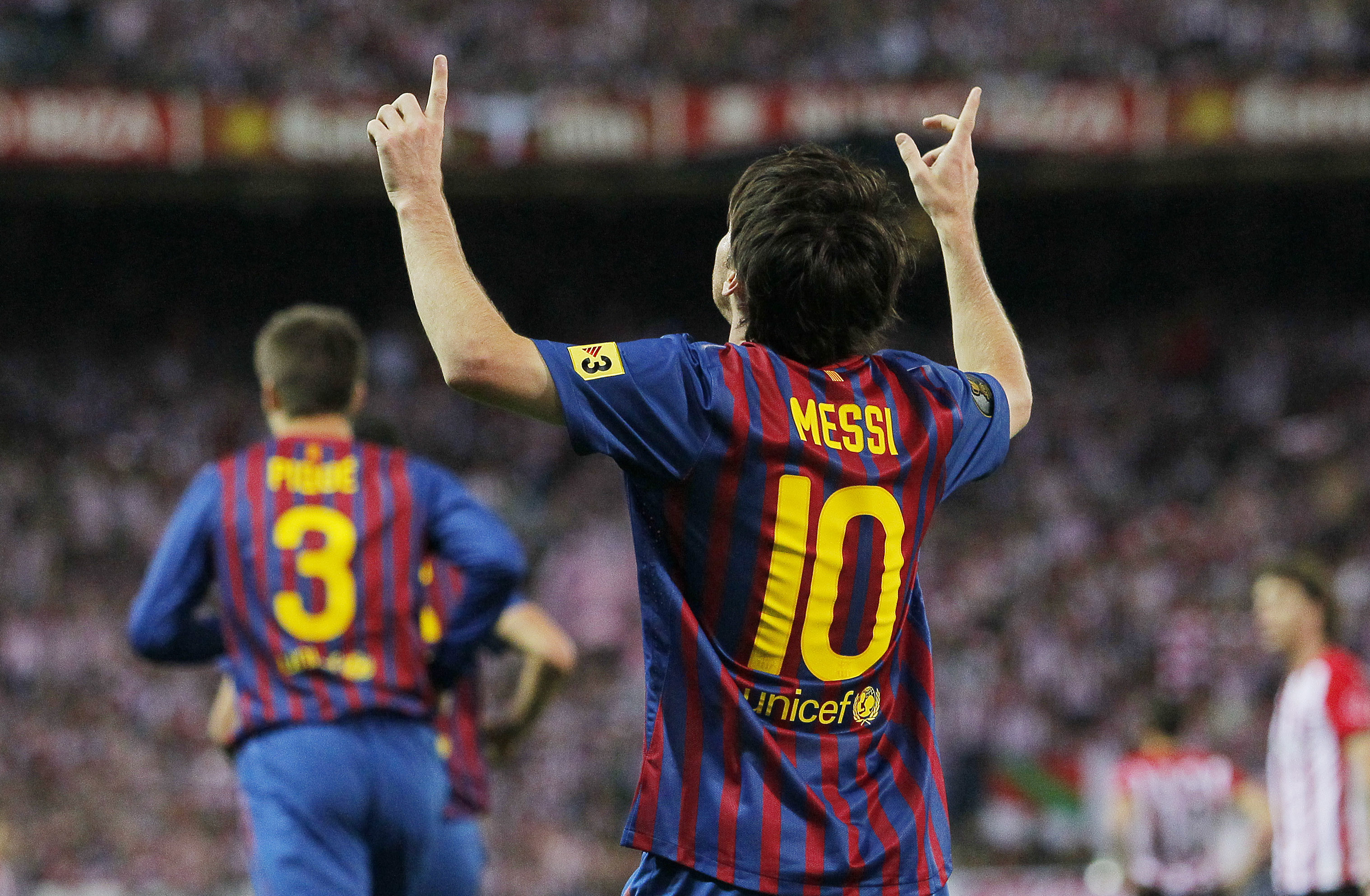 Messi avslutade med att måla i sin fantastiska säsong.