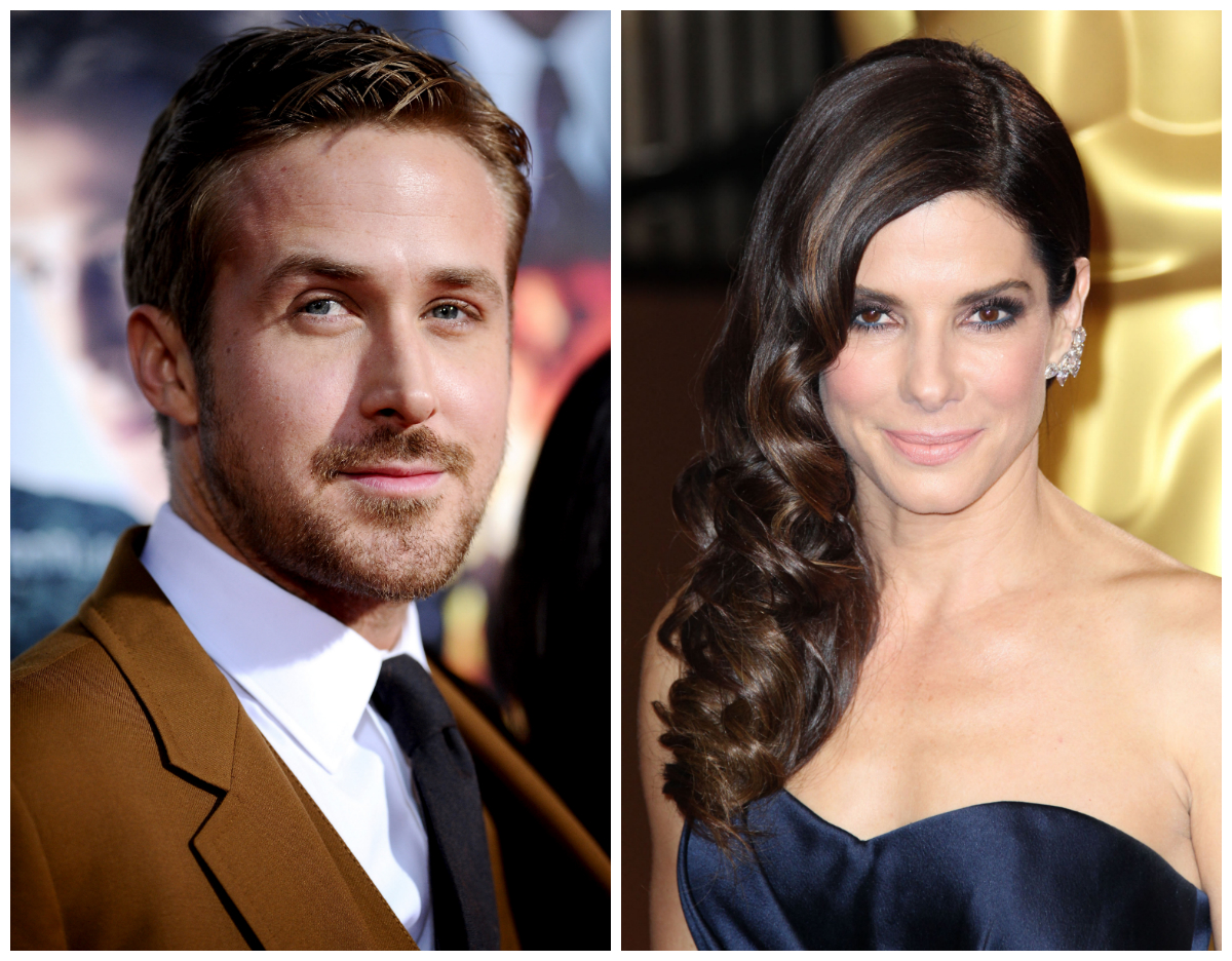 Ryan Gosling och Sandra Bullock trotsade åldersskillnaden och började dejta efter att de setts på en filminspelning. 