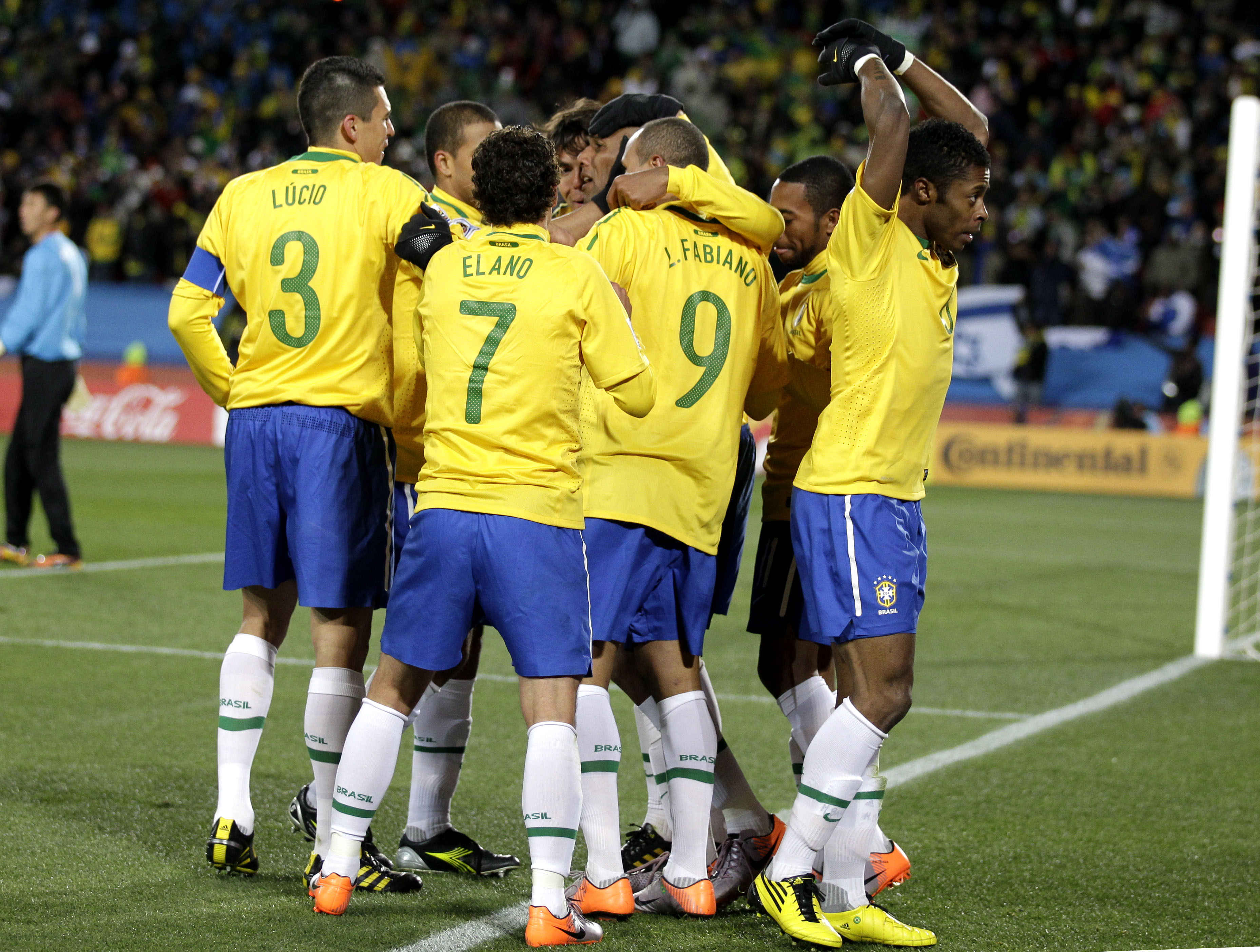 Brasilien, VM i Sydafrika, Robinho, Maicon, Elano, Nordkorea