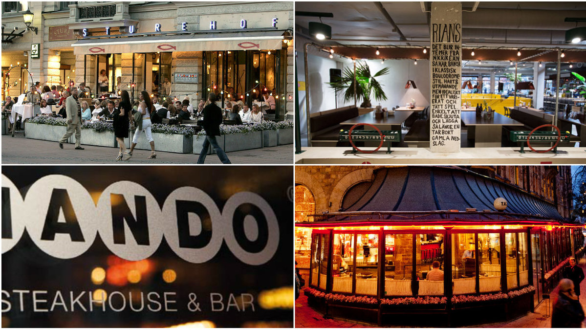 Här är de tio populäraste restaurangerna i Stockholm, Göteborg och Malmö.  