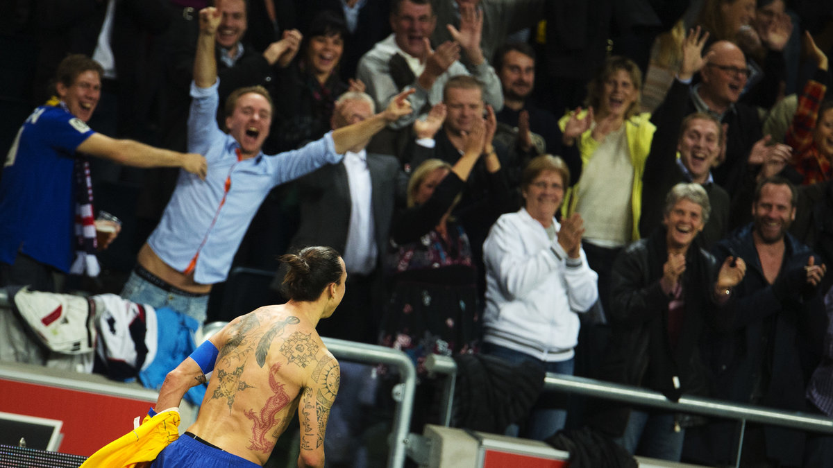Zlatan Ibrahimovic är en annan idrottsman med många tatueringar.