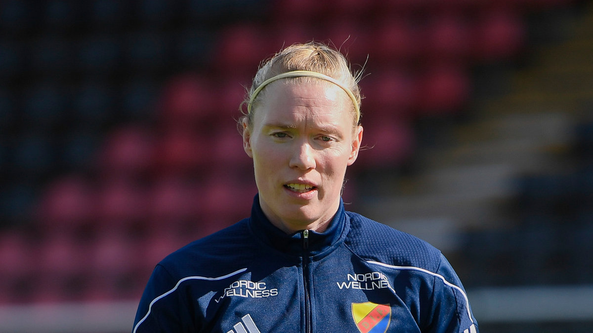 Den tidigare landslagsmålvakten Hedvig Lindahl har skrivit på ett korttidskontrakt med Eskilstuna United i elitettan. Arkivbild.