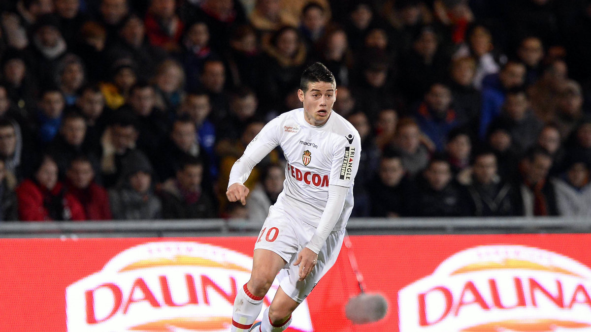 4. James Rodriguez, Monaco har gjort sju assist den här säsongen. 