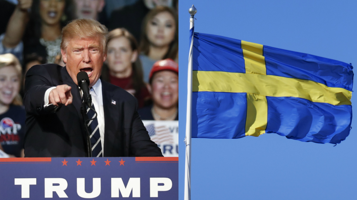 Sweden, Donald Trump, Problems