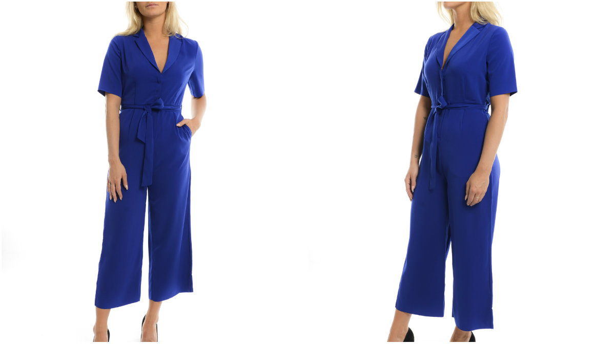 Byxdress i blått Byxdress i blått
