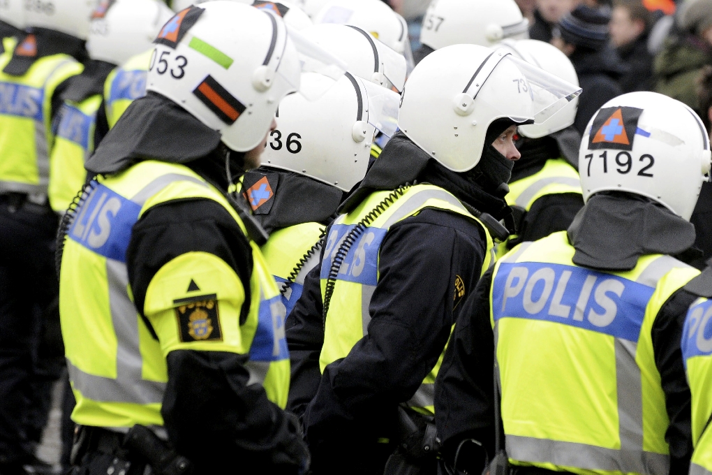 Nazism, Demonstration, Brott och straff, Svenskarnas parti, Beatrice, Vasteras, Polisen