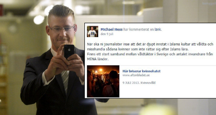 Michael Hess, Inte rasist men, Linus Bylund, Islam, Karlskrona, Sverigedemokraterna, Våldtäkt , Muslimer, Jan Hjärpe