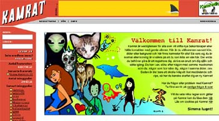 Kamrat var en svensk sajt Kamrat var en svensk sajt
