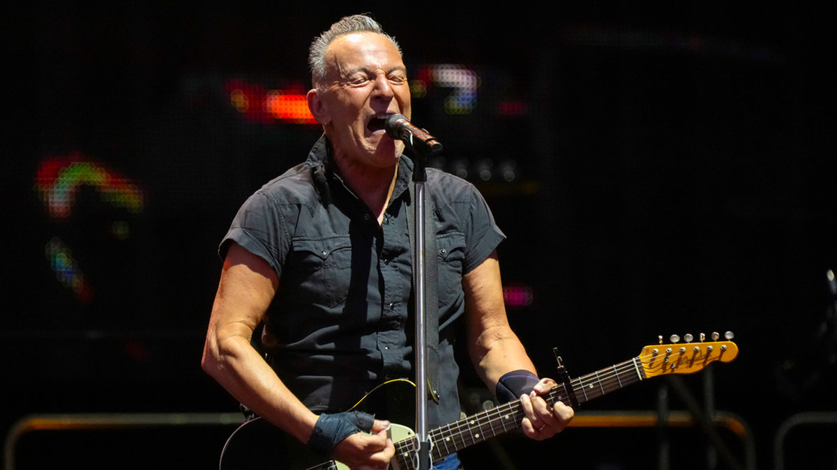Bruce Springsteen ställer in resten av sin pågående turné på obestämd tid. Arkivbild.