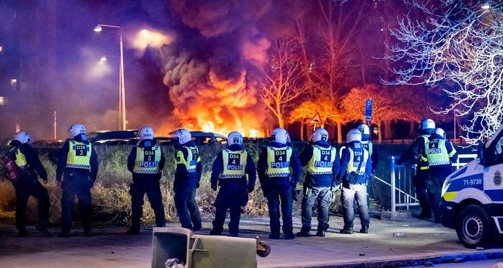 Polisen, Malmö, Linköping, Landskrona, Rasmus Paludan, Örebro, TT