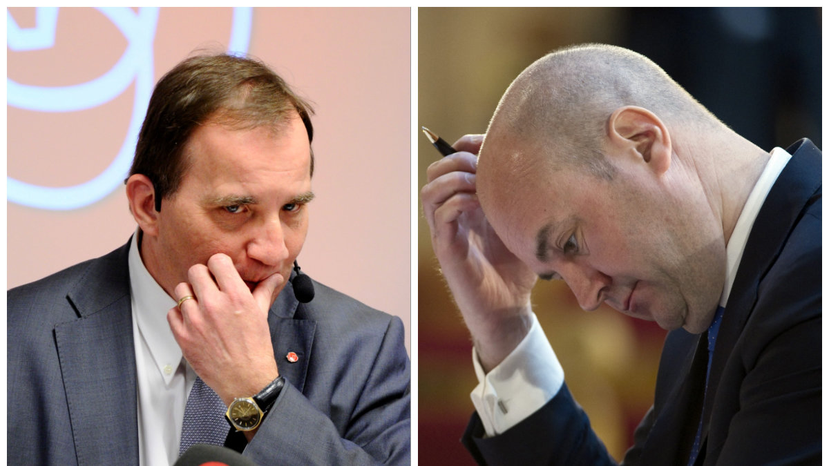 Stefan Löfven och Fredrik Reinfeldt avslutar 2012 på sämsta möjliga vis.