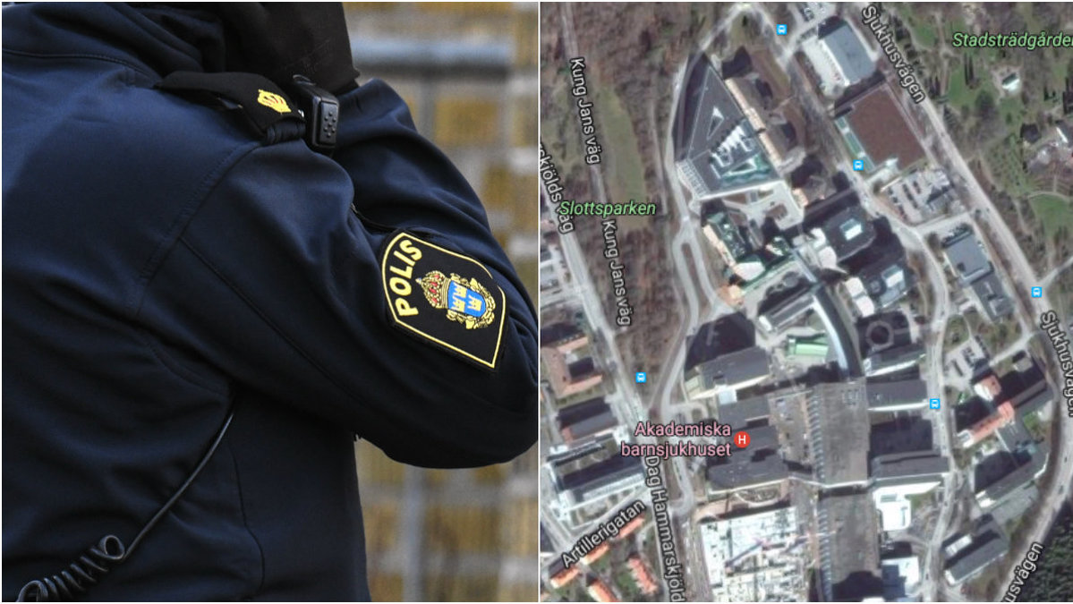 En 13-årig flicka har blivit gruppmisshandlad på skola i Uppsala.